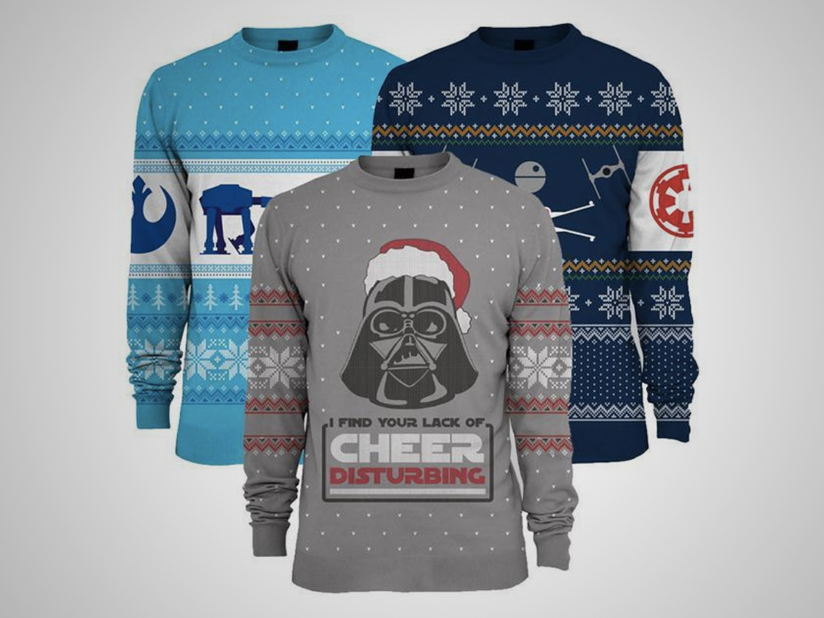 STAR WARS CHRISTMAS JUMPERS (£40)