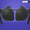 Panasonic’s MeganeX are folding VR specs with steampunk style