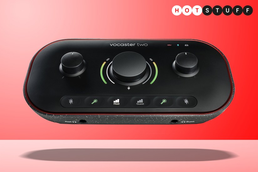 Focusrite Vocaster is a portable podcast control room