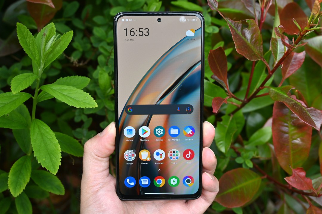 Stuff Poco X4 Pro 5G smartphone review - in hand front