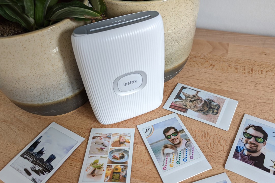 Fujifilm Instax Mini Link 2 with printed photos