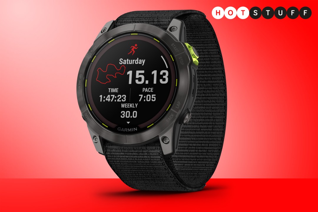 Garmin Enduro 2 multisport watch hot stuff front