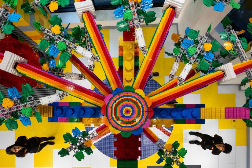 Lego’s refurbished London store reopens as the largest in the world on the company’s 90th anniversary