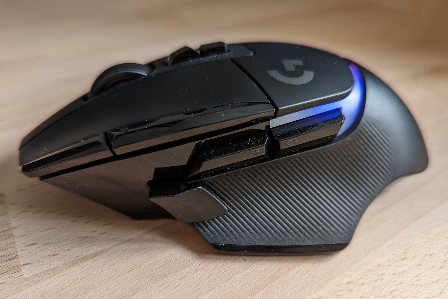 Logitech G502 X Plus review side