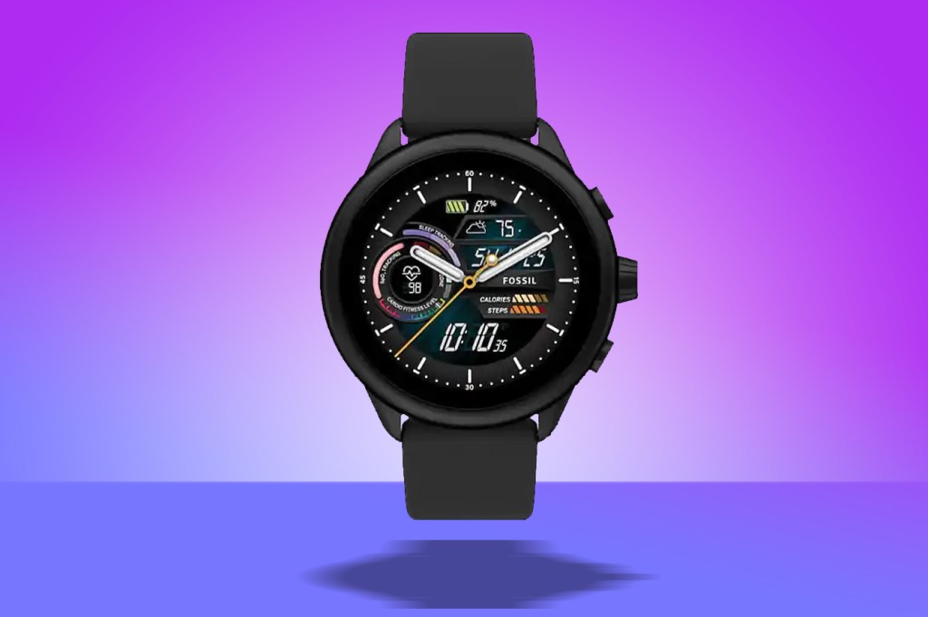 Fossil Gen 6 wellness edition front black