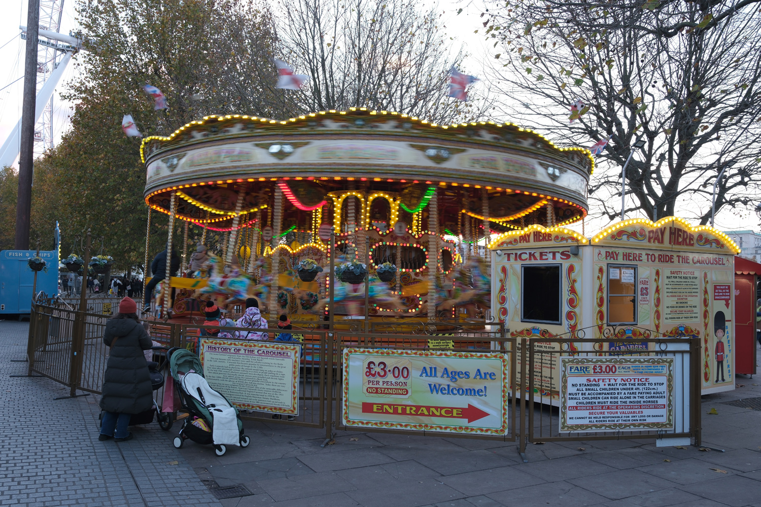 Fujifilm X-T5 camera samples merry go round