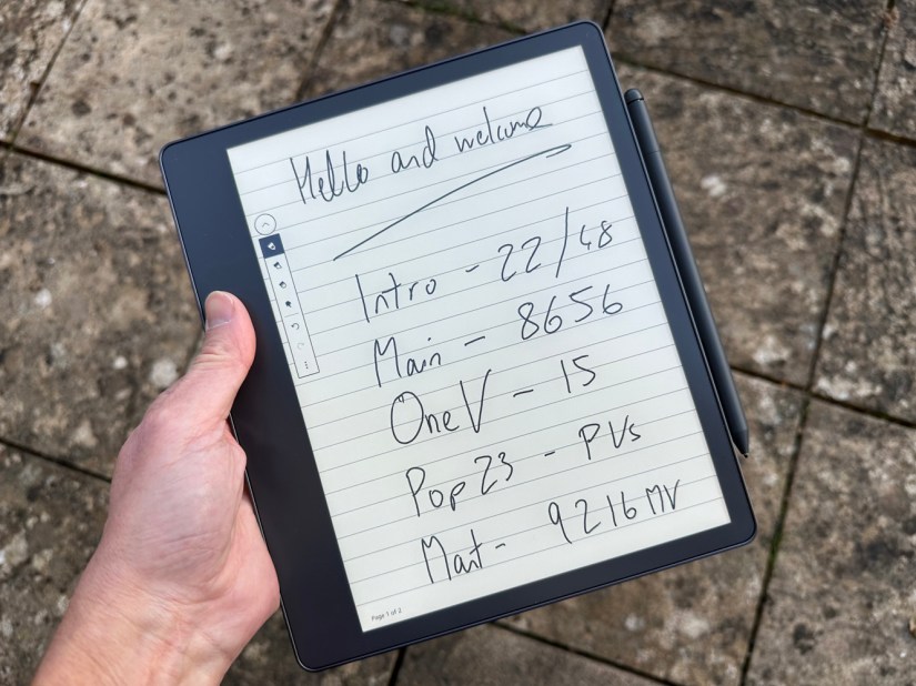 Amazon Kindle Scribe update finally brings handwriting recognition