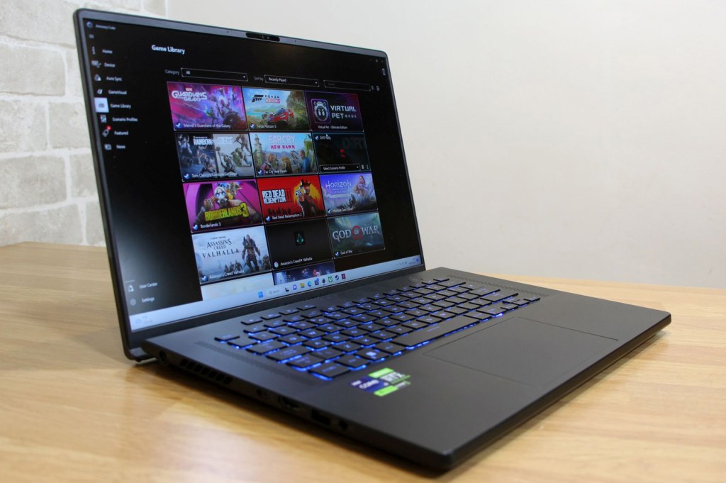 Asus ROG Zephyrus M16 2023 review game library