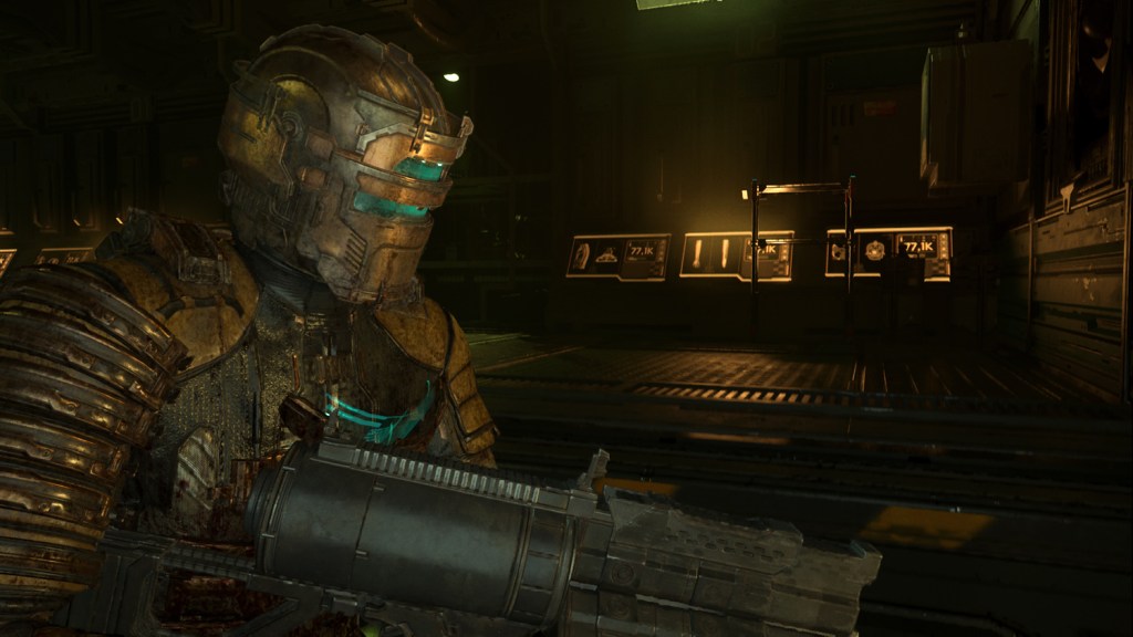 Dead Space remake review helmet