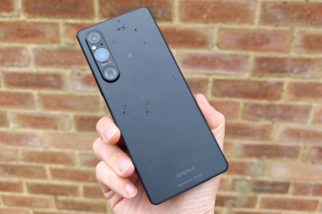 Sony Xperia 1 V in hand rear