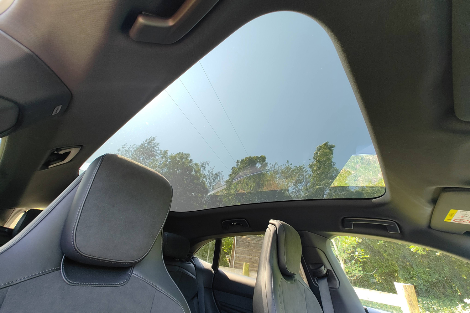 Porsche Taycan Cross Turismo Stuff review sunroof