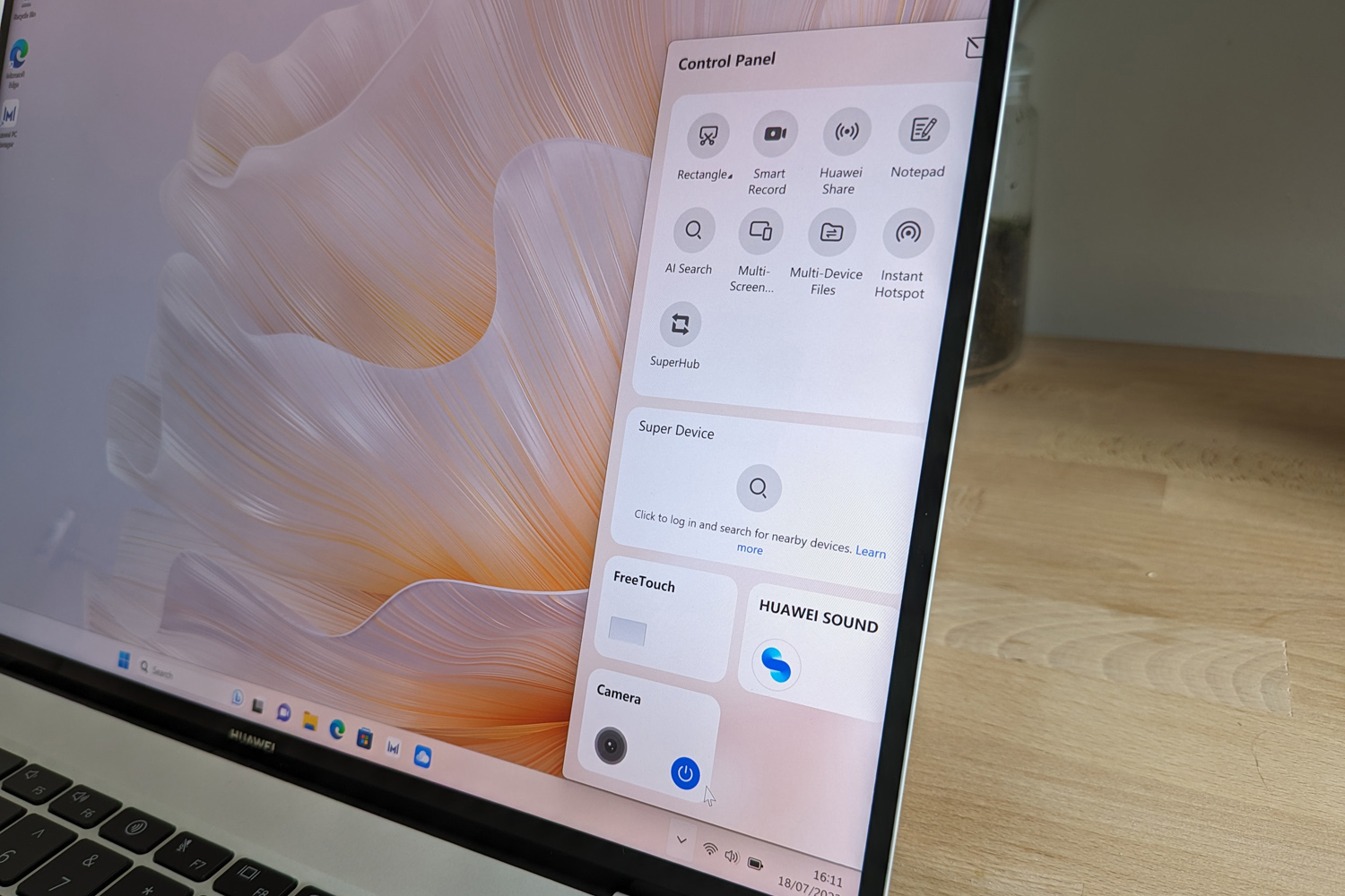 Huawei Matebook X Pro 2023 Windows customisation