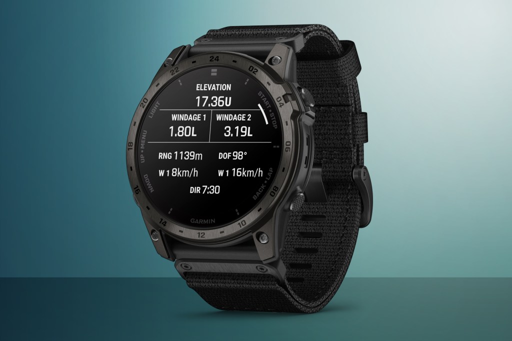 Garmin Tactix AMOLED edition elevation info