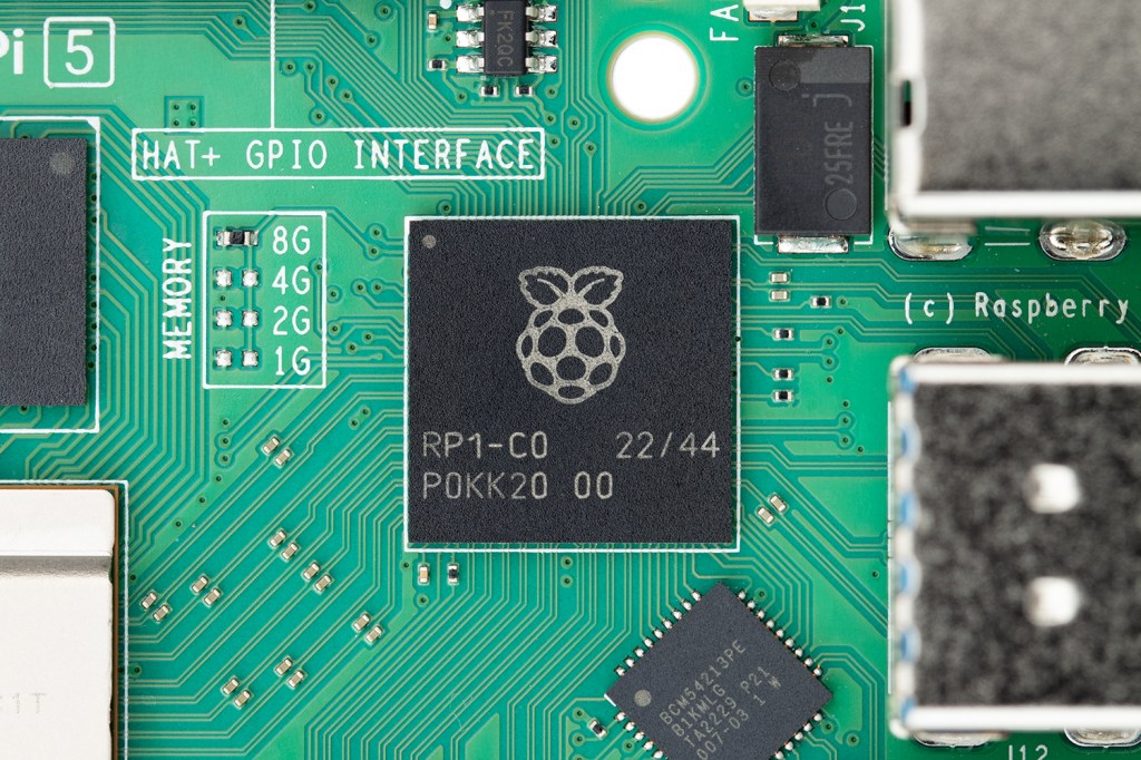 Raspberry Pi 5 top