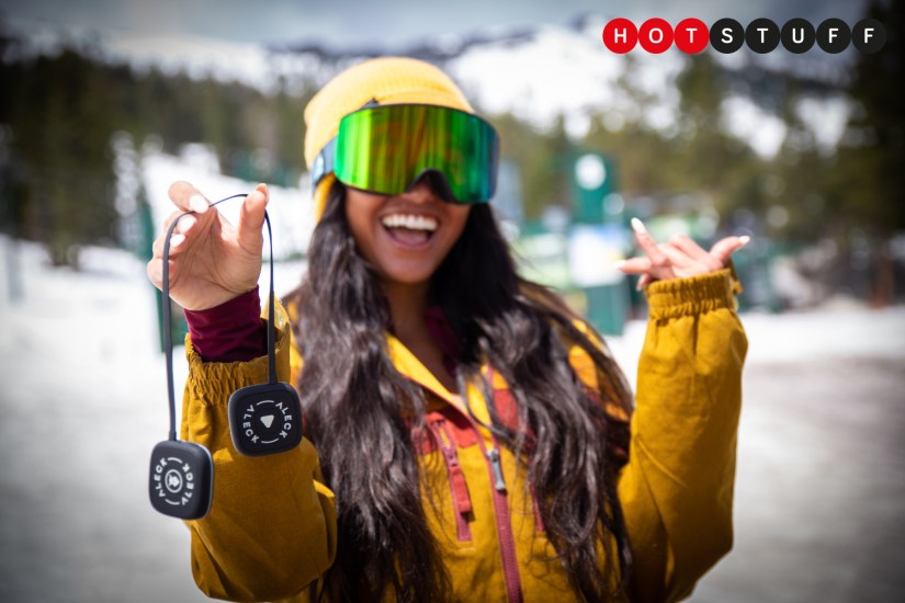 Keep in touch on the slopes with Aleck’s Nunchucks ski headset