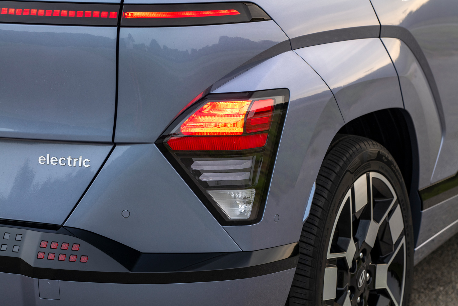 Hyundai Kona Electric 2024 review brake lights