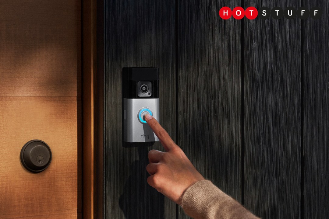 Ring Battery Doorbell Pro on wall