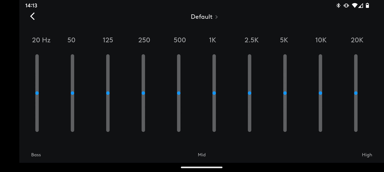 Logitech Astro G A50 X mobile app sound EQ