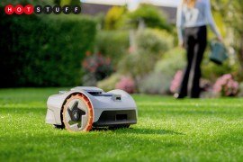 This robot lawnmower wants to cut your grass without complicated wiring