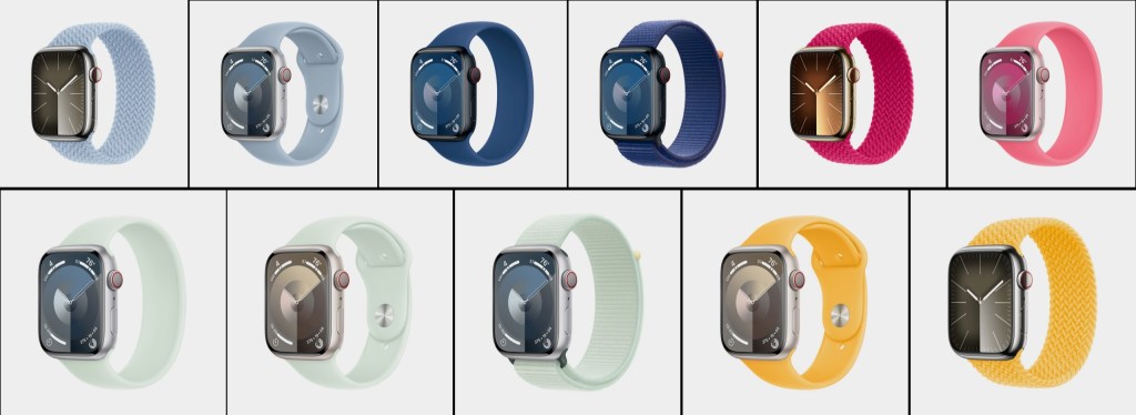 Seasonal Apple Watch bands