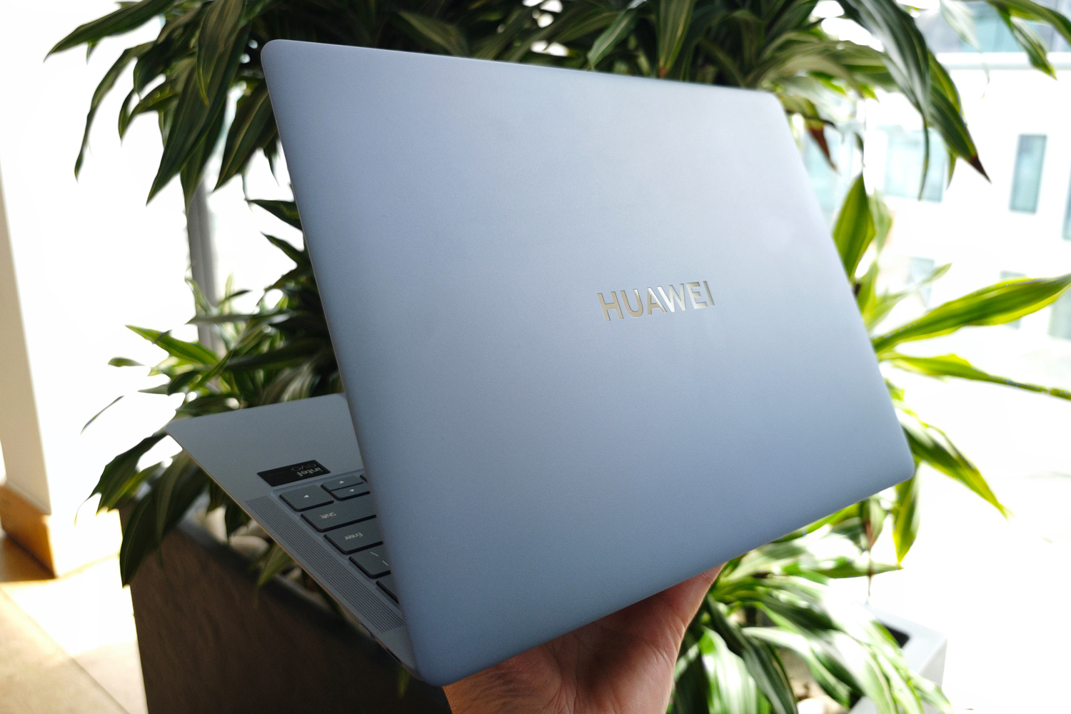 Huawei MateBook X Pro 2024 hands-on review in hand rear